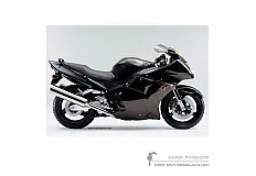 Decals for Honda CBR1100XX SUPER BRACKBIRD 1998 - Black • Honda OEM Decals
