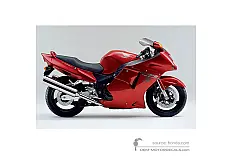 Decals for Honda CBR1100XX SUPER BLACKBIRD 1998 - Red • Honda OEM Decals