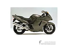 Aufkleber für Honda CBR1100XX SUPER BLACKBIRD 1998 - Silber • Honda OEM-Aufkleber