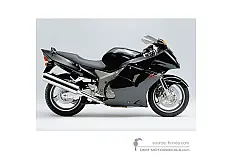 Adesivi per Honda CBR1100XX SUPER BLACKBIRD 2000 - Nero • Honda Adesivi OEM