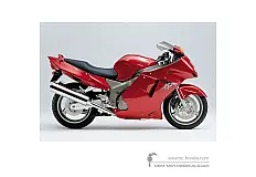 Aufkleber für Honda CBR1100XX SUPER BLACKBIRD 2000 - Rot • Honda OEM-Aufkleber
