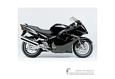 Autocollants pour Honda CBR1100XX SUER BLACKBIRD 2001 - Noir • Honda Autocollants OEM
