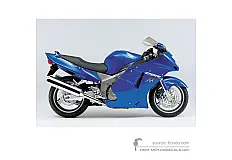 Autocollants pour Honda CBR1100XX SUER BLACKBIRD 2001 - Bleu • Honda Autocollants OEM