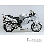 Honda CBR1100XX SUPER BLACKBIRD 2001 - Plata