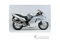 Autocollants pour Honda CBR1100XX SUPER BLACKBIRD 2001 - Argent • Honda Autocollants OEM