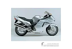 Stickers voor Honda CBR1100XX SUER BLACKBIRD 2004 - Zilver • Honda OEM Stickers