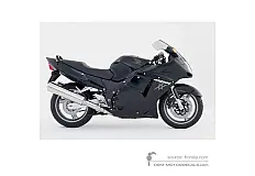 Naklejki do Honda CBR1100XX SUPER BLACKBIRD 2005 - Czarny • Honda Naklejki OEM