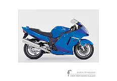 Pegatinas para Honda CBR1100XX SUPER BLACKBIRD 2005 - Azul • Honda Pegatinas OEM