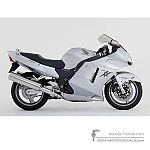 Honda CBR1100XX SUPER BLACKBIRD 2005 - Plata