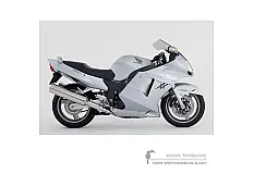 Autocollants pour Honda CBR1100XX SUPER BLACKBIRD 2006 - Argent • Honda Autocollants OEM