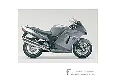 Autocollants pour Honda CBR1100XX SUPER BLACKBIRD 2006 - Argent • Honda Autocollants OEM