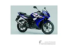 Aufkleber für Honda CBR125R 2007 - Blau • Honda OEM-Aufkleber