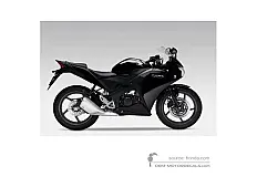 Stickers voor Honda CBR125R 2011 - Zwart • Honda OEM Stickers