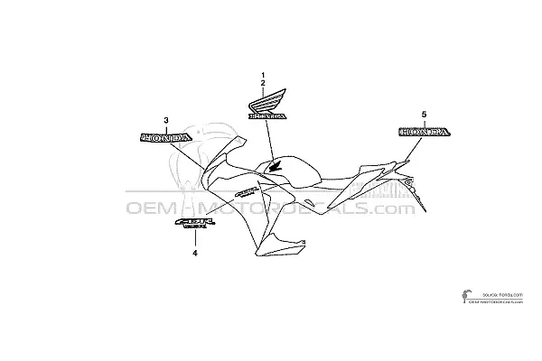 Honda CBR125R 2011 - Zwart