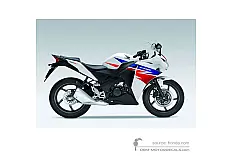 Naklejki do Honda CBR125R 2013 - Biały • Honda Naklejki OEM