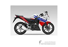 Decals for Honda CBR125R 2016 - White • Honda OEM Decals