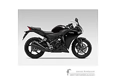 Decals for Honda CBR250R 2013 - Black • Honda OEM Decals