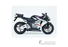 Naklejki do Honda CBR600RR 2005 - Czarny • Honda Naklejki OEM