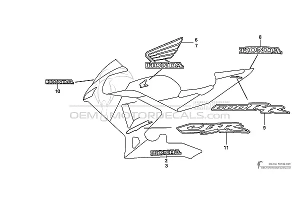 Honda CBR600RR 2005 - Niebieski