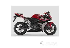 Aufkleber für Honda CBR600RR 2007 - Rot • Honda OEM-Aufkleber