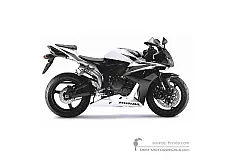 Aufkleber für Honda CBR600RR 2007 - Weiss • Honda OEM-Aufkleber