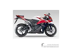 Adesivi per Honda CBR600RR 2009 - Bianco • Honda Adesivi OEM