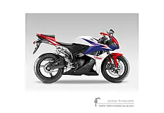Pegatinas para Honda CBR600RR 2010 - Blanco • Honda Pegatinas OEM