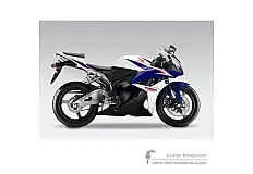 Autocollants pour Honda CBR600RR 2011 - Blanc • Honda Autocollants OEM