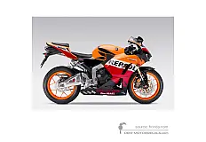 Decals for Honda CBR600RR 2015 - Orange • Honda OEM Decals