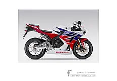 Stickers voor Honda CBR600RR 2015 - Wit • Honda OEM Stickers