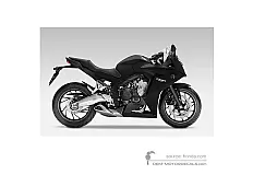 Pegatinas para Honda CBR650F 2015 - Negro • Honda Pegatinas OEM