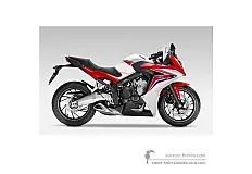 Decals for Honda CBR650F 2015 - White • Honda OEM Decals