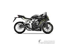 Naklejki do Honda CBR650F 2016 - Czarny • Honda Naklejki OEM
