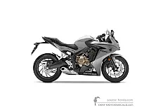 Pegatinas para Honda CBR650F 2017 - Plata • Honda Pegatinas OEM