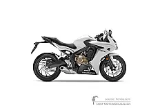 Autocollants pour Honda CBR650F 2018 - Blanc • Honda Autocollants OEM