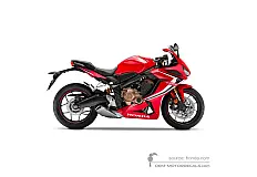 Decals for Honda CBR650R 2019 - Red • Honda OEM Decals