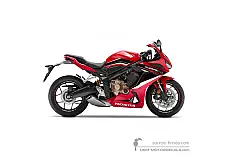 Stickers voor Honda CBR650R 2021 - Rood • Honda OEM Stickers