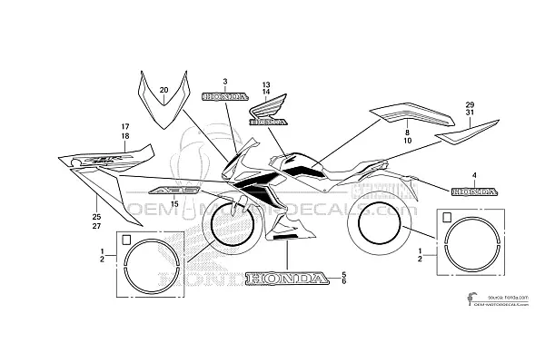 Honda CBR650R 2023 - Rojo