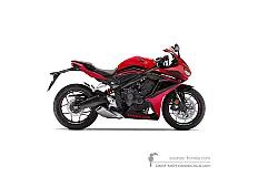Pegatinas para Honda CBR650R 2023 - Rojo • Honda Pegatinas OEM