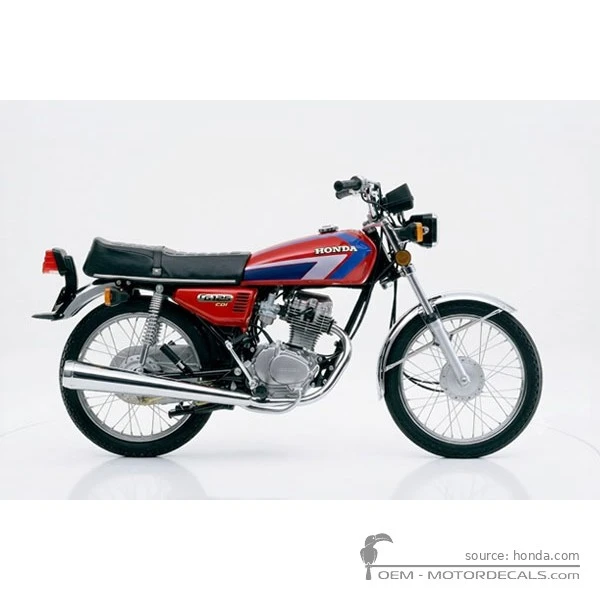 Adesivi per Honda CG125 1993 • Honda Adesivi OEM