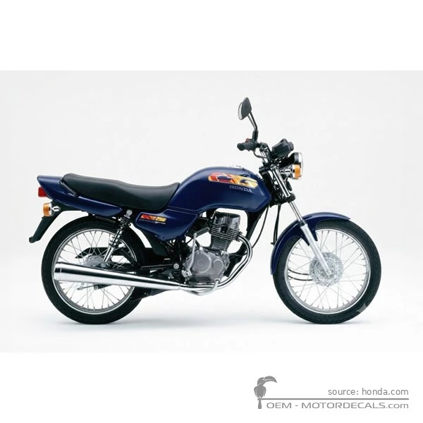 Aufkleber für Honda CG125 1995 • Honda OEM-Aufkleber