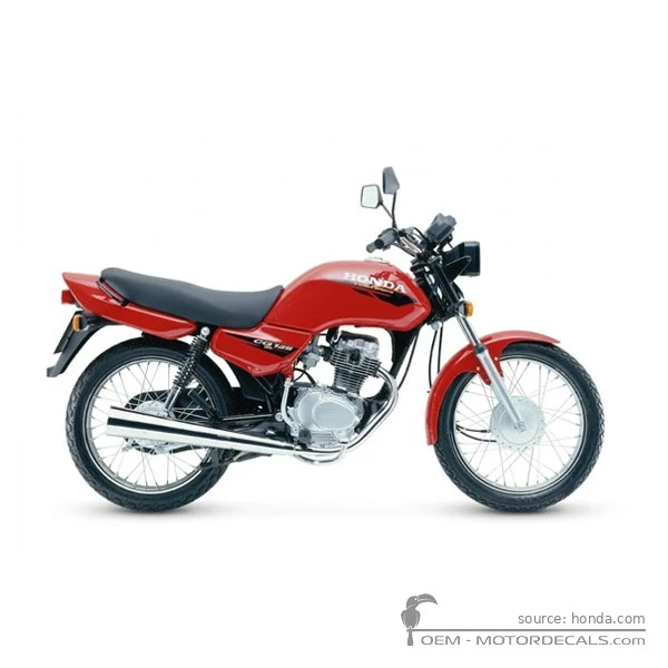 Aufkleber für Honda CG125 1998 • Honda OEM-Aufkleber
