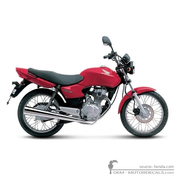 Aufkleber für Honda CG125 2004 • Honda OEM-Aufkleber