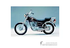 Decals for Honda CM125C CUSTOM 1993 - Black • Honda OEM Decals