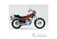 Decals for Honda CM125C CUSTOM 1993 - Red • Honda OEM Decals