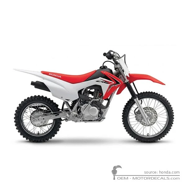 Pegatinas para Honda CRF125F 2017 • Honda Pegatinas OEM