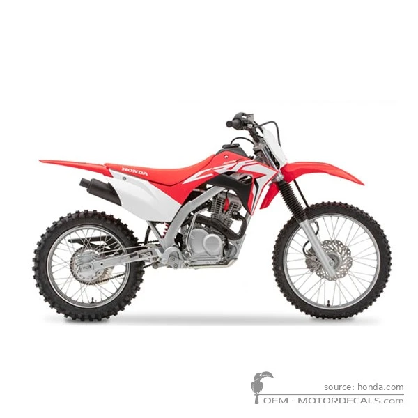 Aufkleber für Honda CRF125F 2019 • Honda OEM-Aufkleber