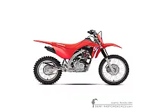 Decals for Honda CRF125F 2025 • Honda OEM Decals