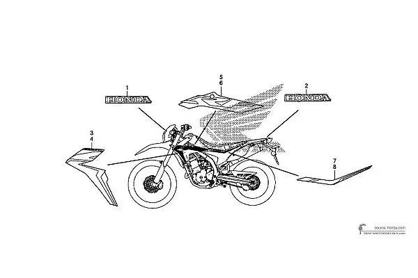 Honda CRF250L 2017 - Rosso