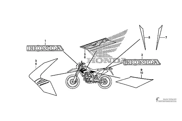 Honda CRF250M 2014 - Rojo